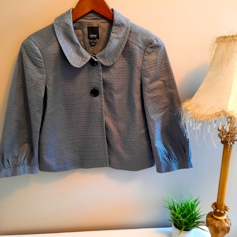 Vintage Esprit Blazer, button front, size 6